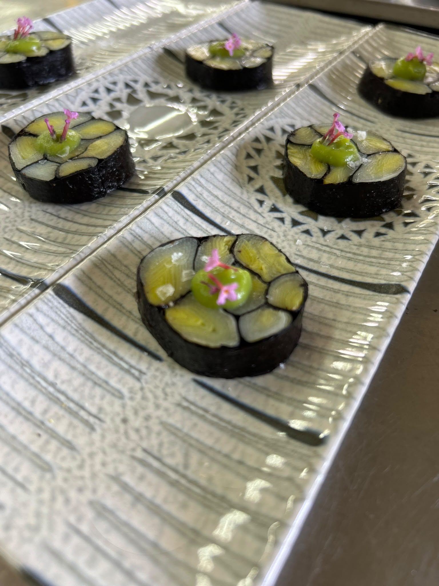 Mini taten de porro, entrant del menú de cap de setmana a Can Flautes